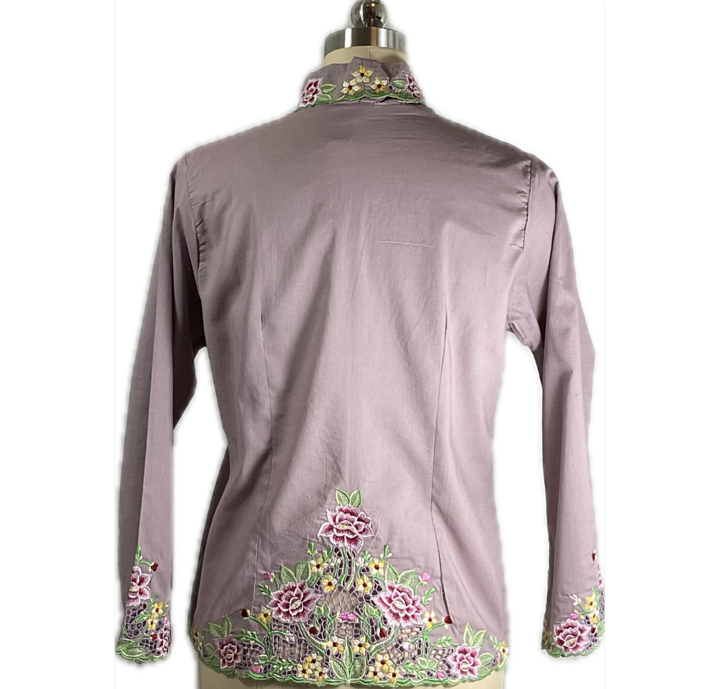 Standard Peranakan Top SPT-L-GREY-A666008