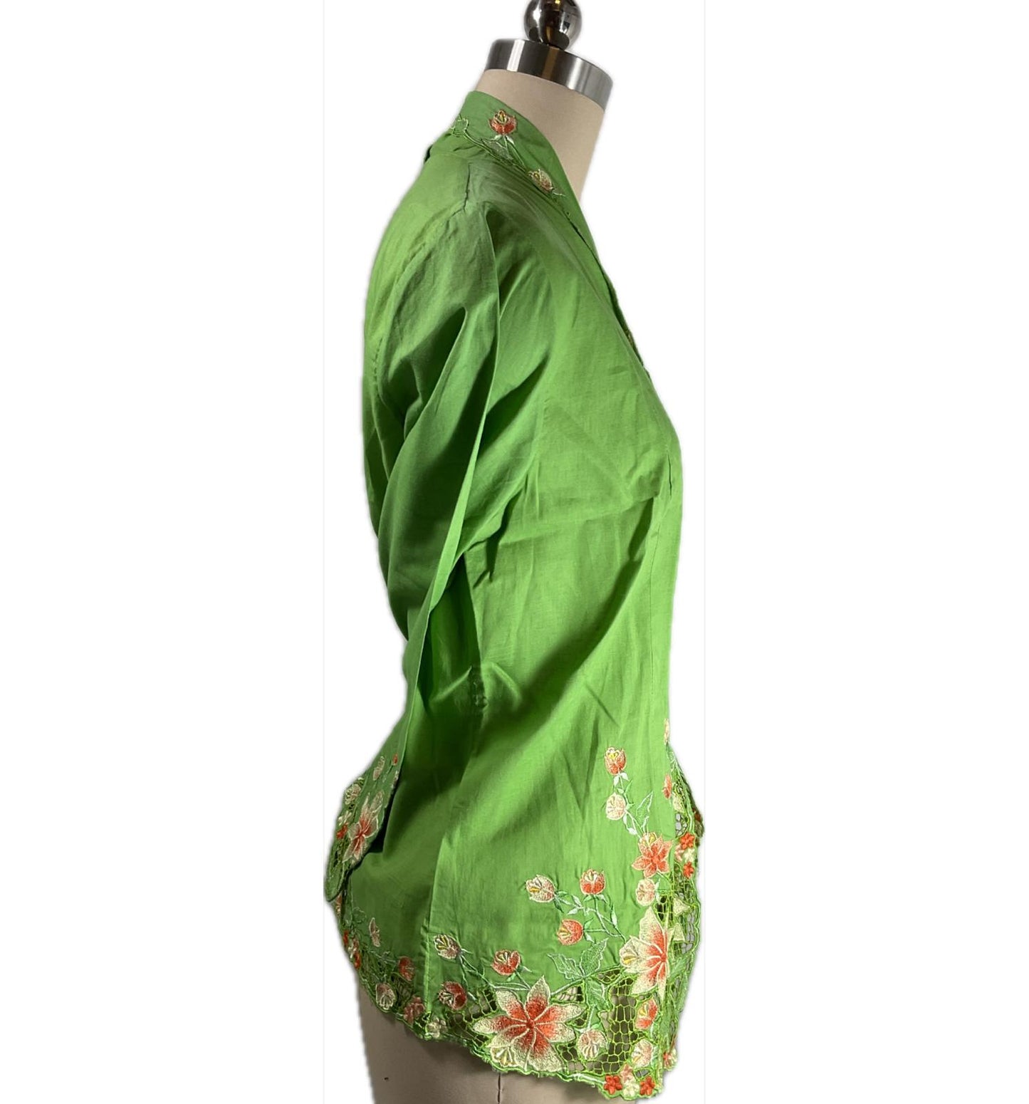 Standard Peranakan Top SPT-XL-GREEN-A6666005