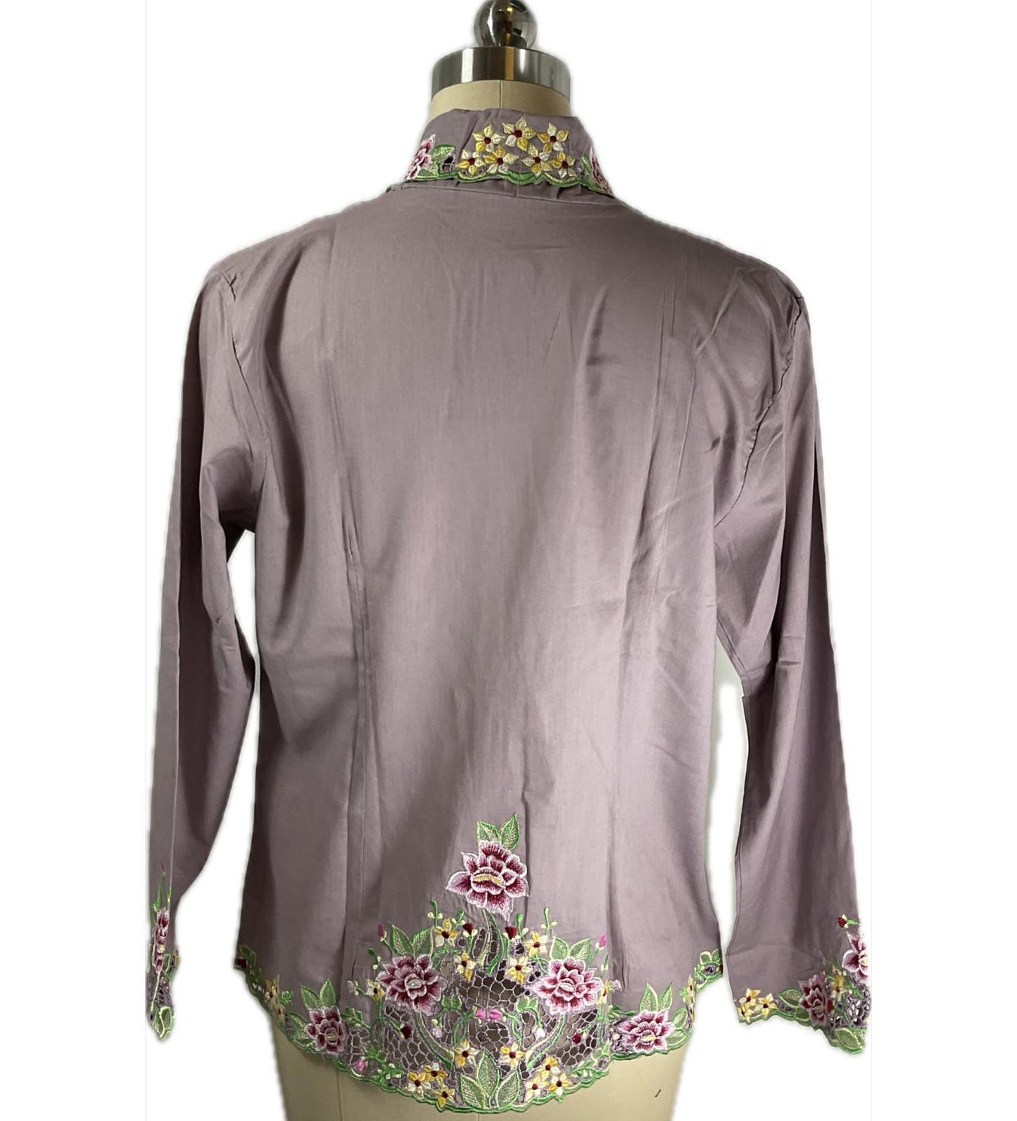 Standard Peranakan Top SPT-XL-GREY-A6666008