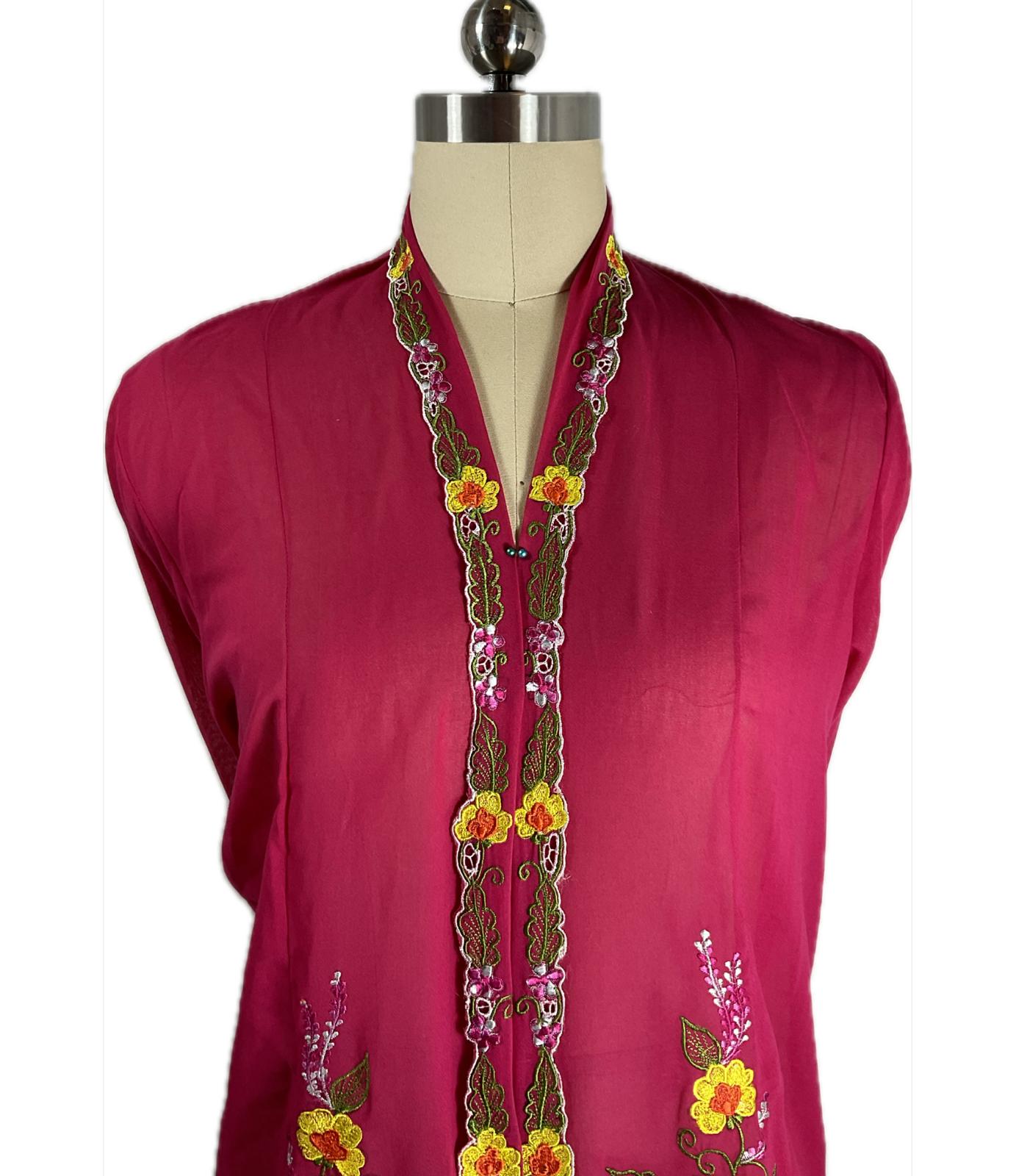 Standard Peranakan Top SPT-XL-PINK-A6666009