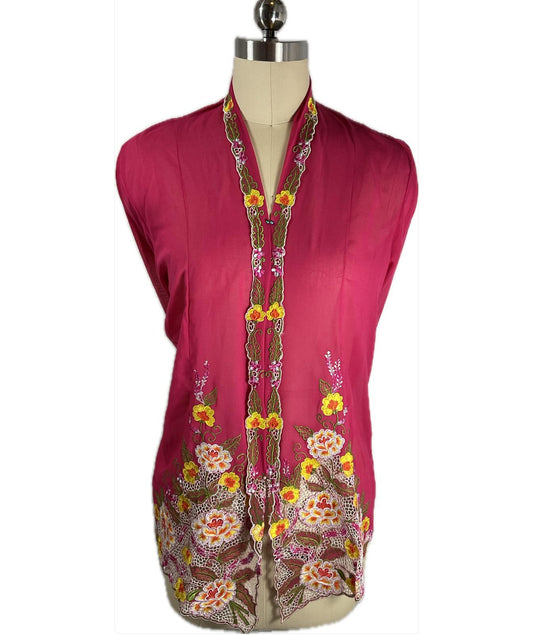 Standard Peranakan Top SPT-XL-PINK-A6666009