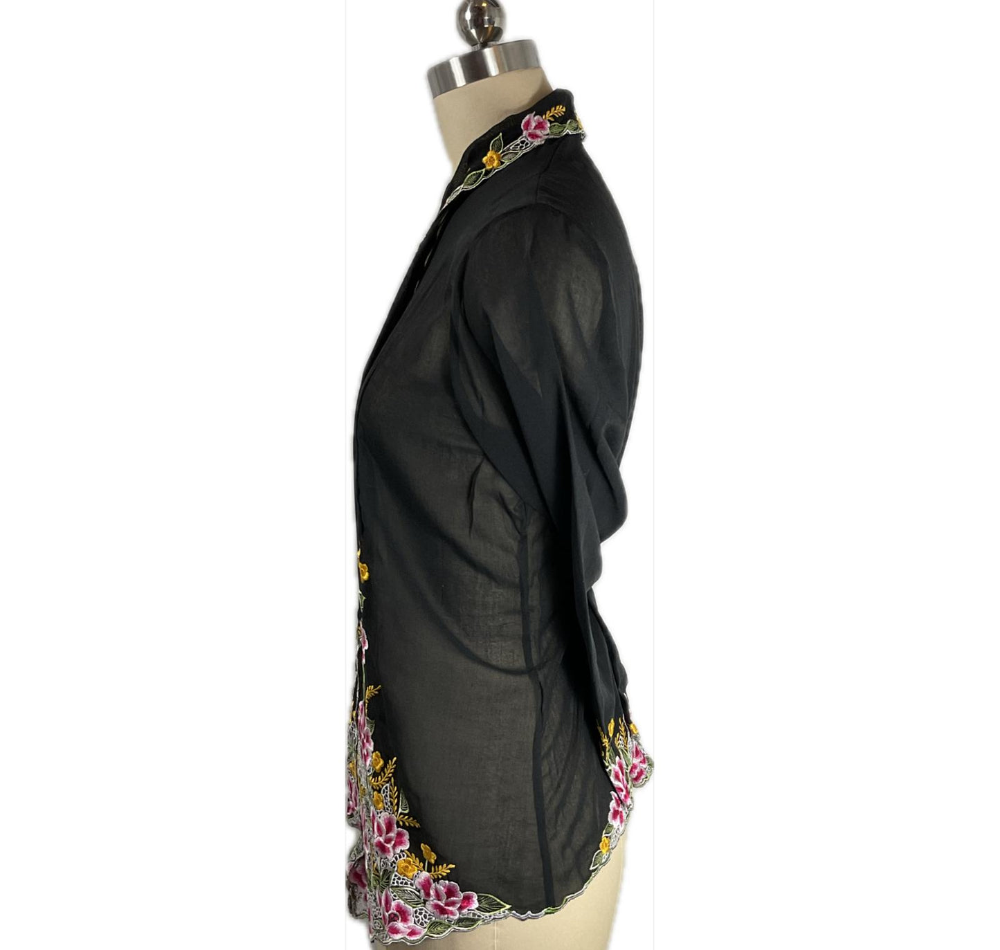Standard Peranakan Top SPT-XL-BLACK-A6666010