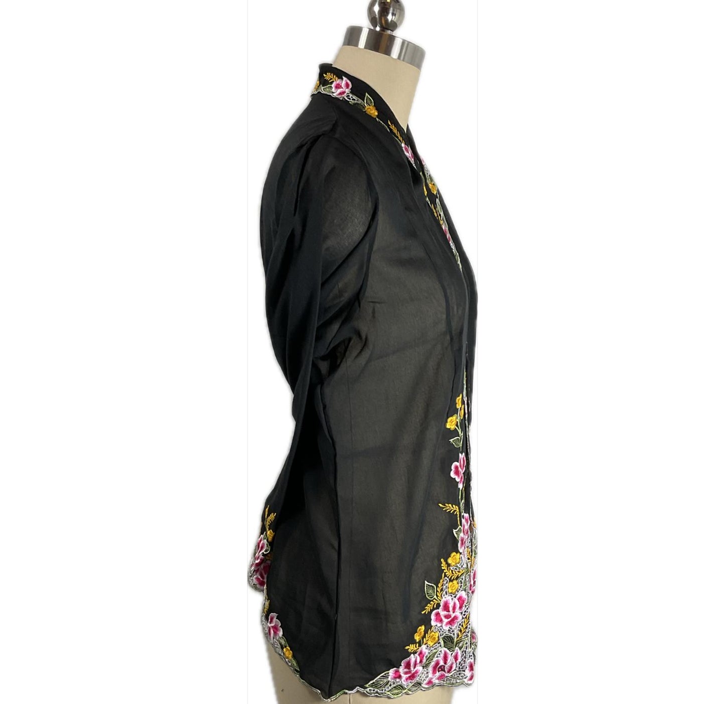Standard Peranakan Top SPT-XL-BLACK-A6666010