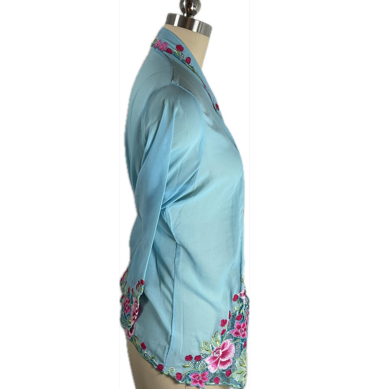 Standard Peranakan Top SPT-XL-BLUE-A6666011
