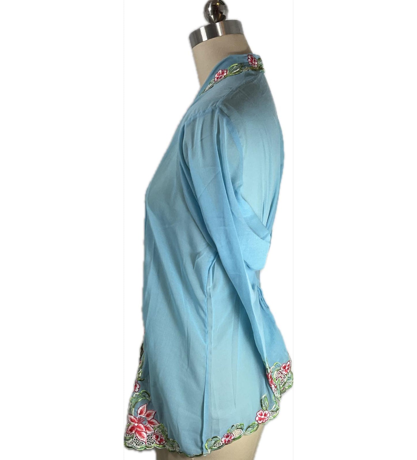 Standard Peranakan Top SPT-XL-BLUE-A6666012