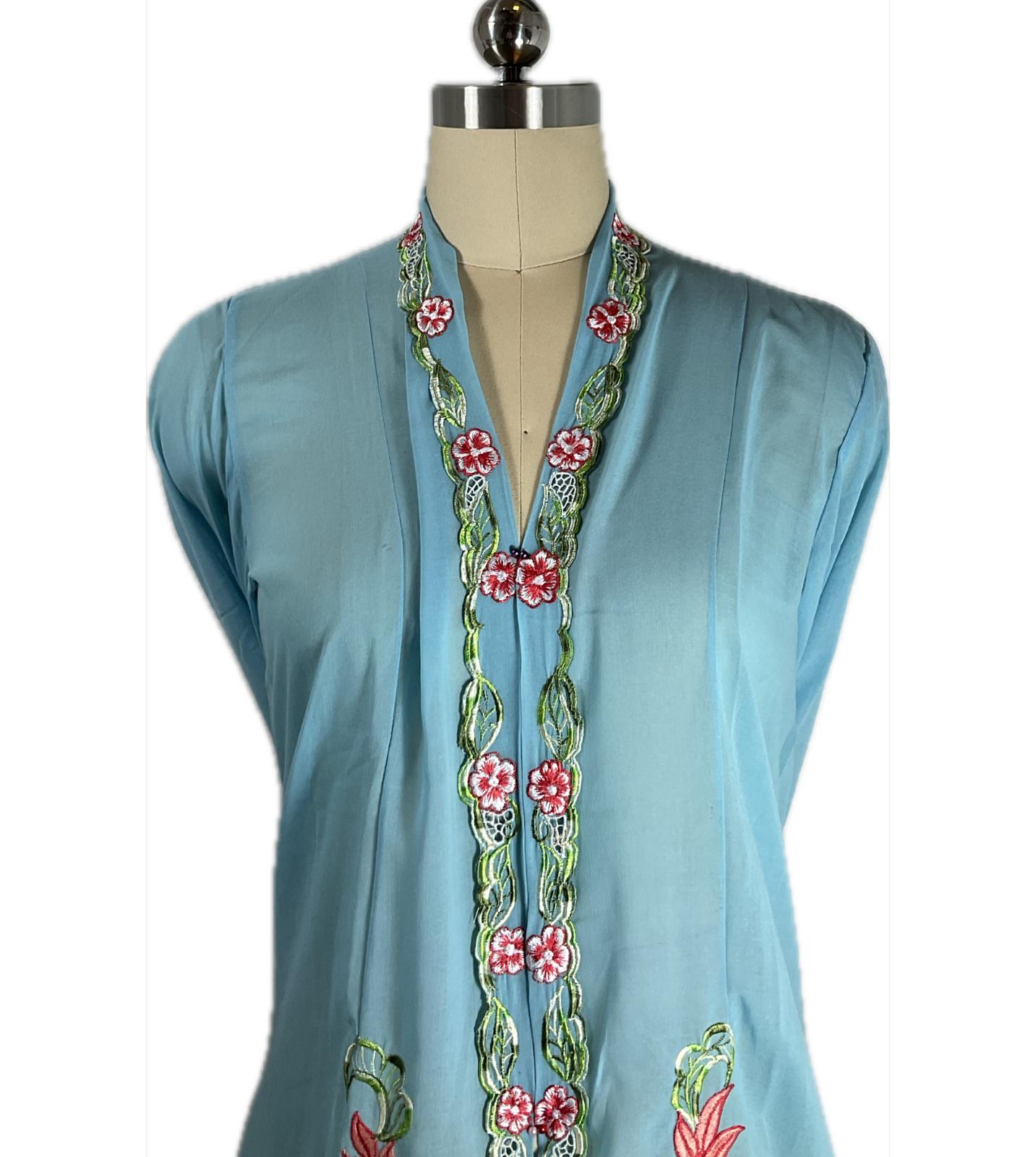 Standard Peranakan Top SPT-XL-BLUE-A6666012