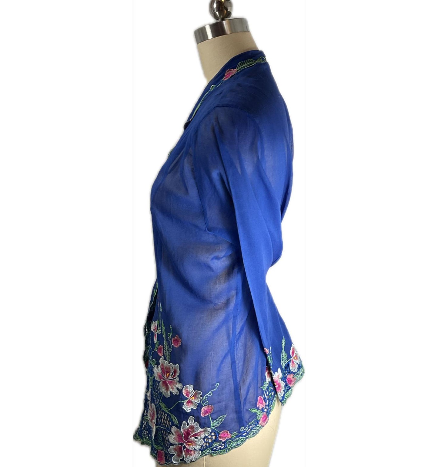 Standard Peranakan Top SPT-XL-BLUE-A6666014