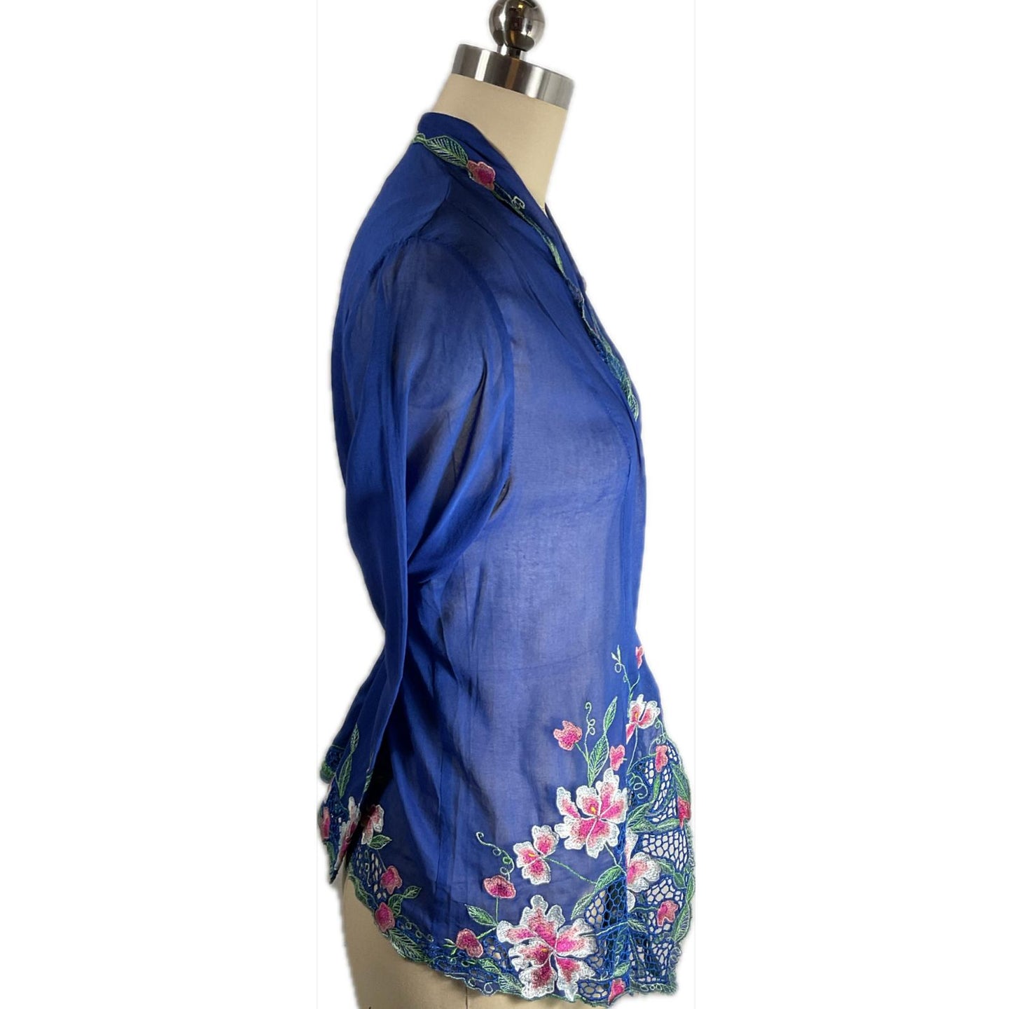 Standard Peranakan Top SPT-XL-BLUE-A6666014