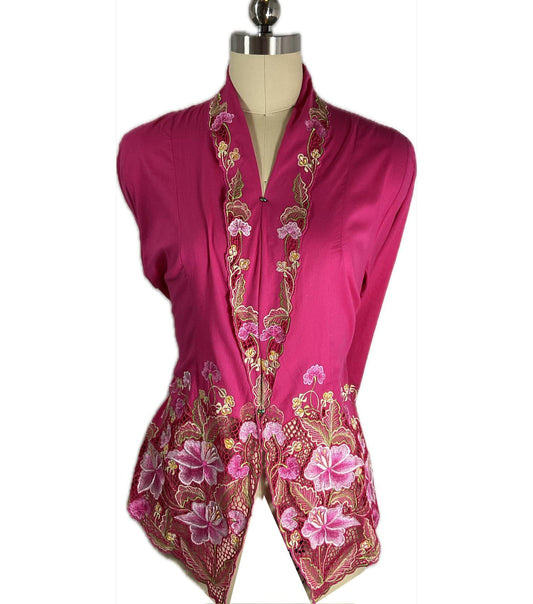Standard Peranakan Top SPT-XXL-PINK-A66666011