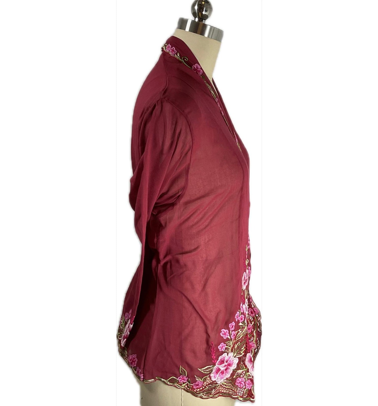 Standard Peranakan Top SPT-XXL-MAROON-A66666010