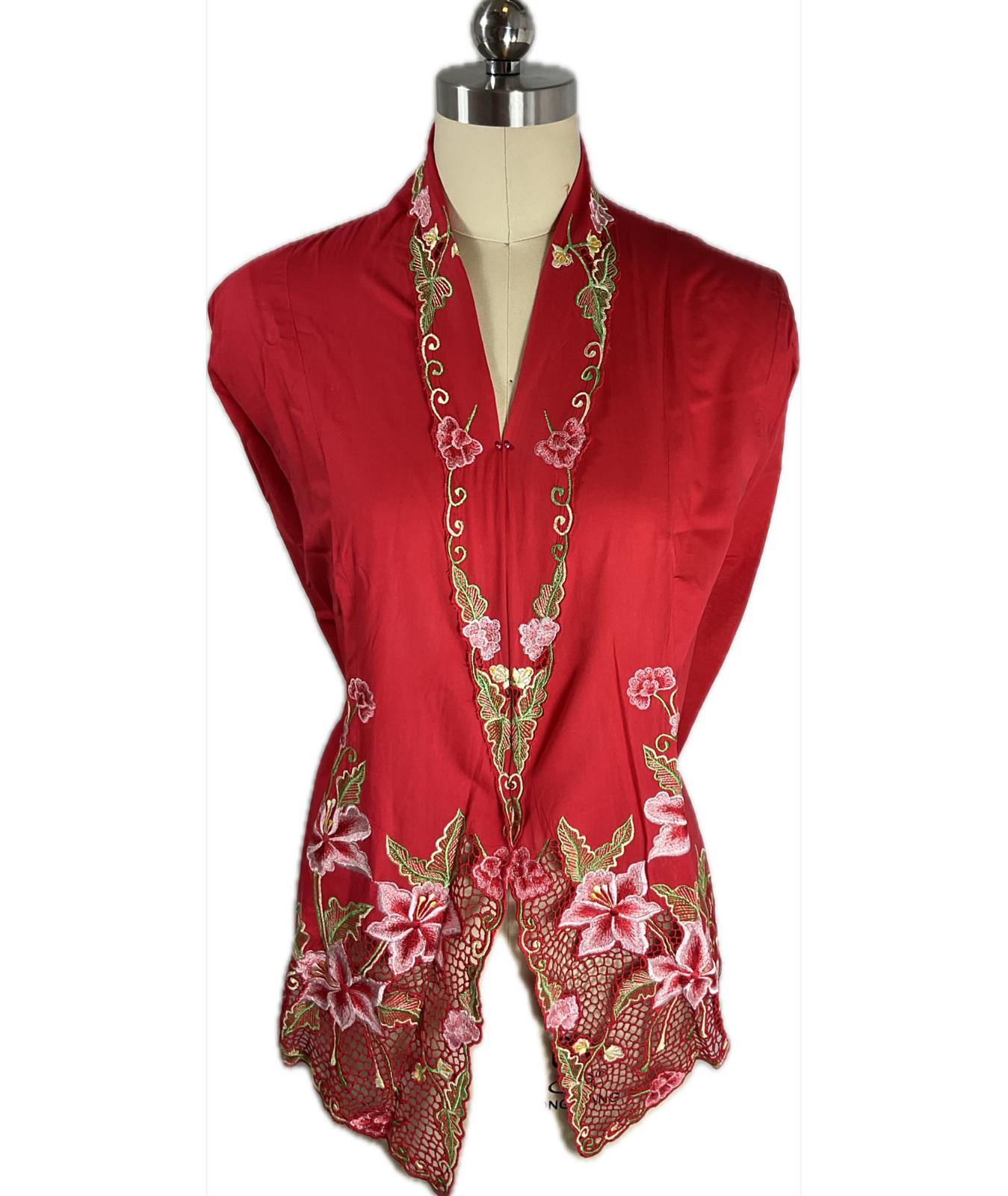 Standard Peranakan Top SPT-XXL-RED-A66666004