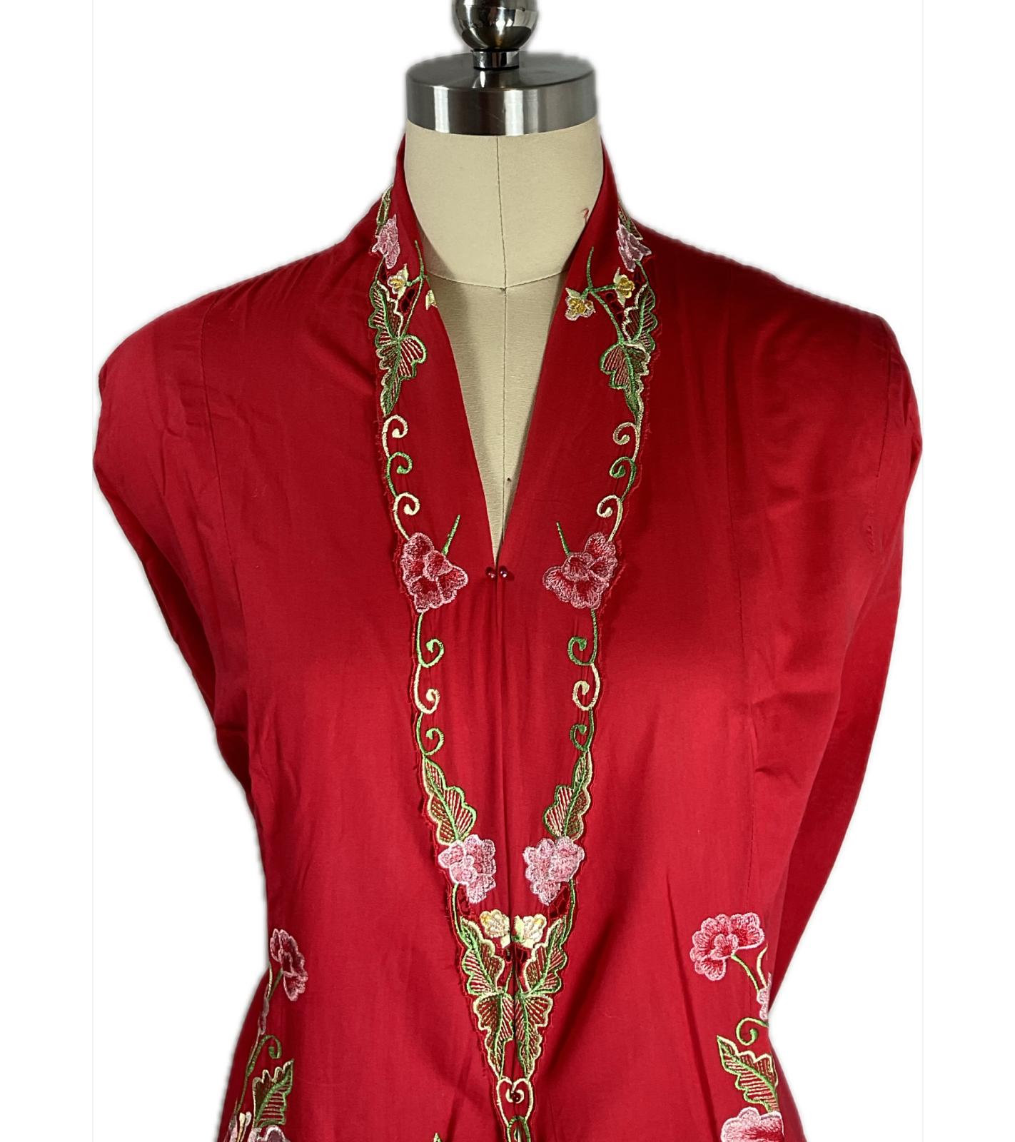 Standard Peranakan Top SPT-XXL-RED-A66666004