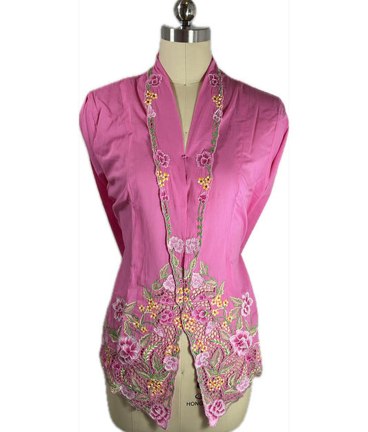 Standard Peranakan Top SPT-XXL-PINK-A66666005