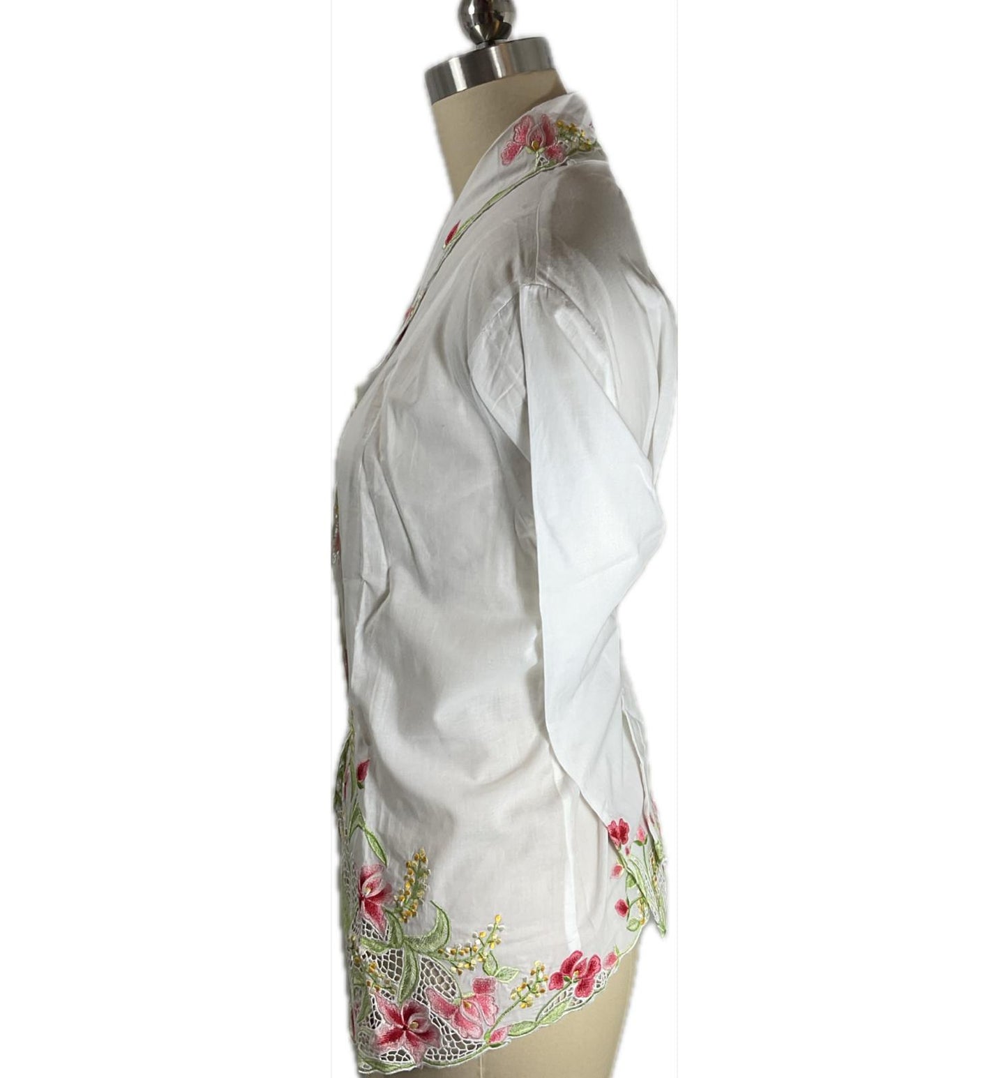 Standard Peranakan Top SPT-XXL-WHITE-A66666006