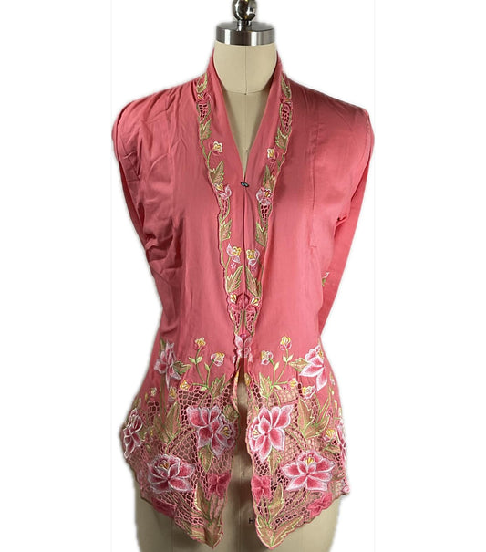 Standard Peranakan Top SPT-XXL-PEACH-A66666008