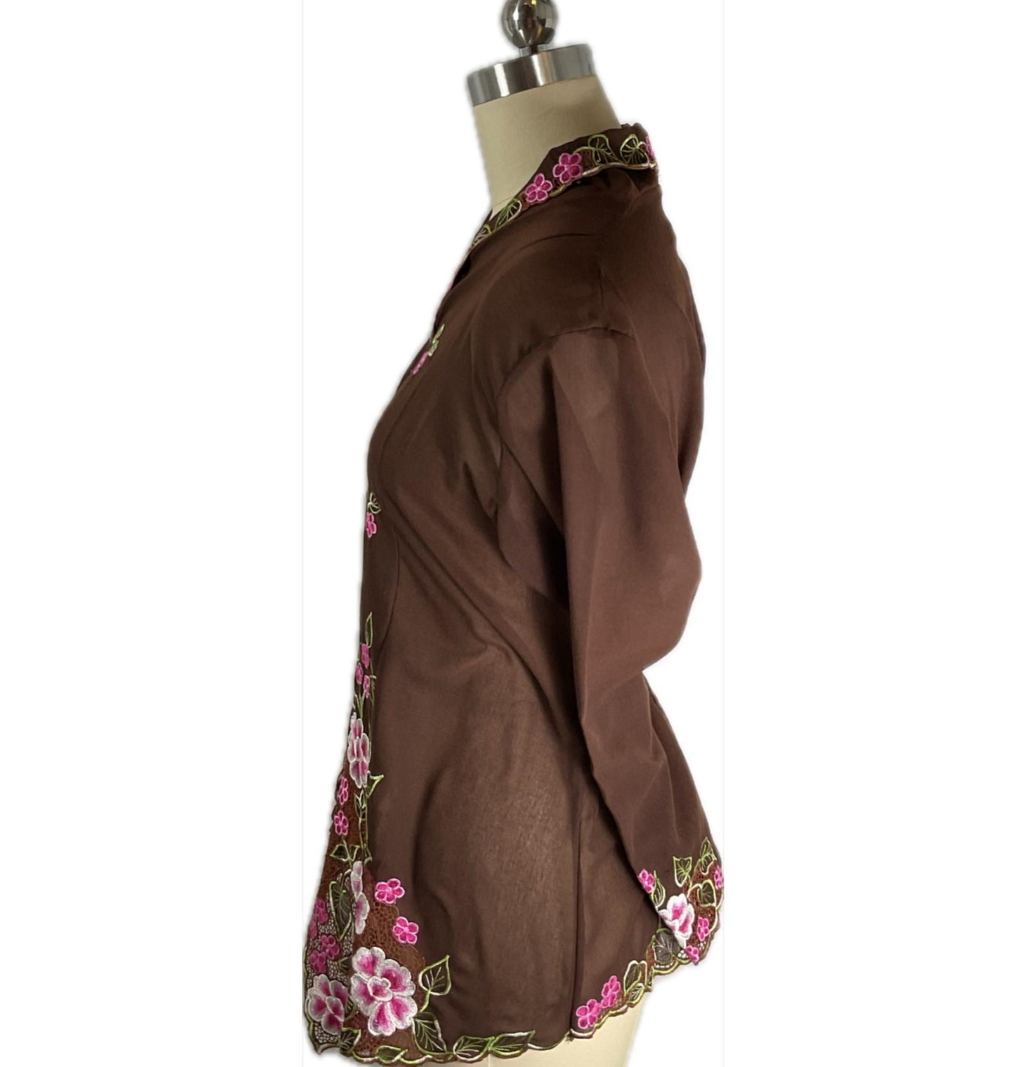 Standard Peranakan Top SPT-XXL-BROWN-A66666012