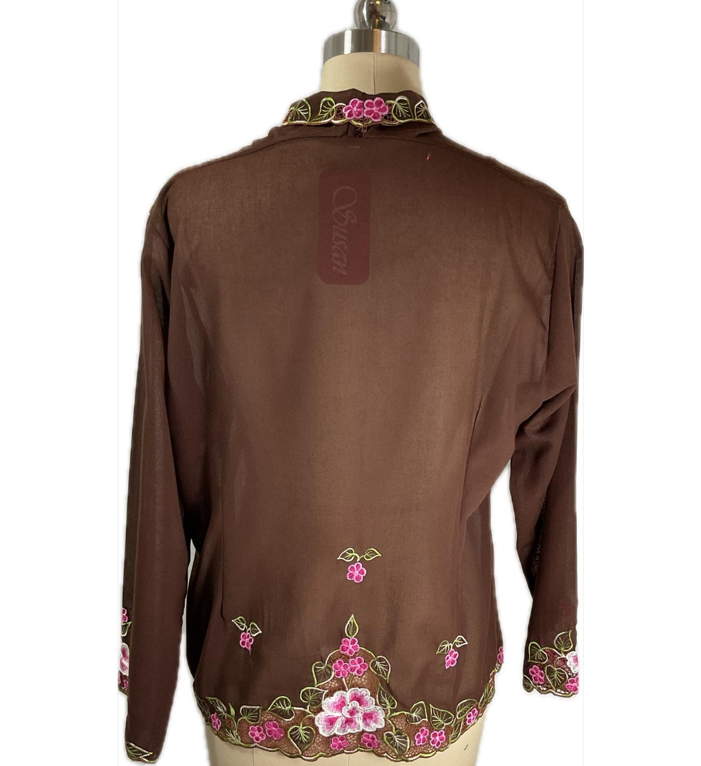 Standard Peranakan Top SPT-XXL-BROWN-A66666012