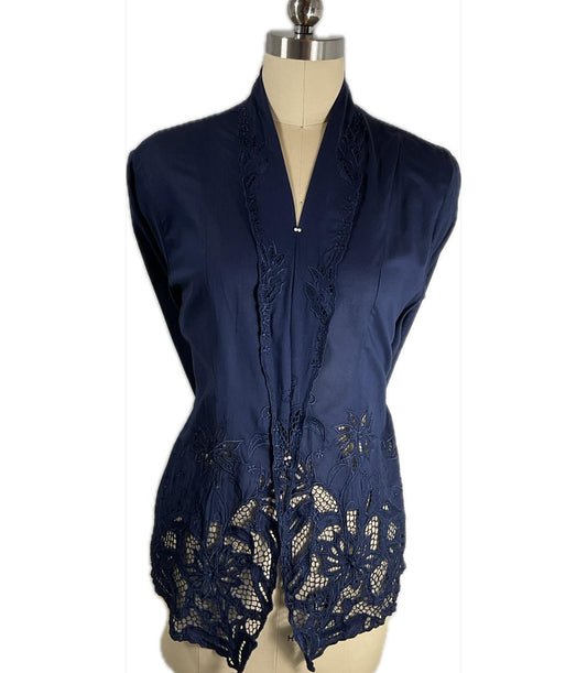 Standard Peranakan Top SPT-XXL-BLUE-A66666013