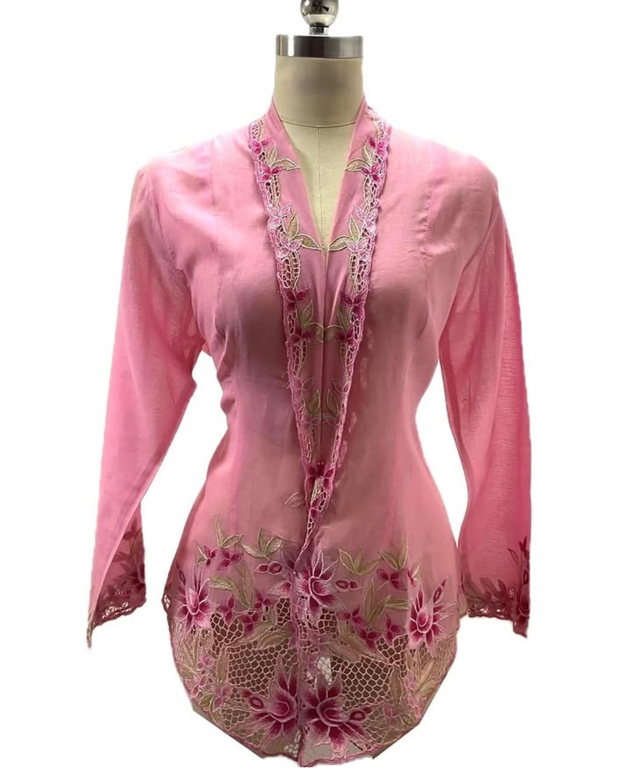 Standard Peranakan Top SPT-XXL-PINK-A66666009