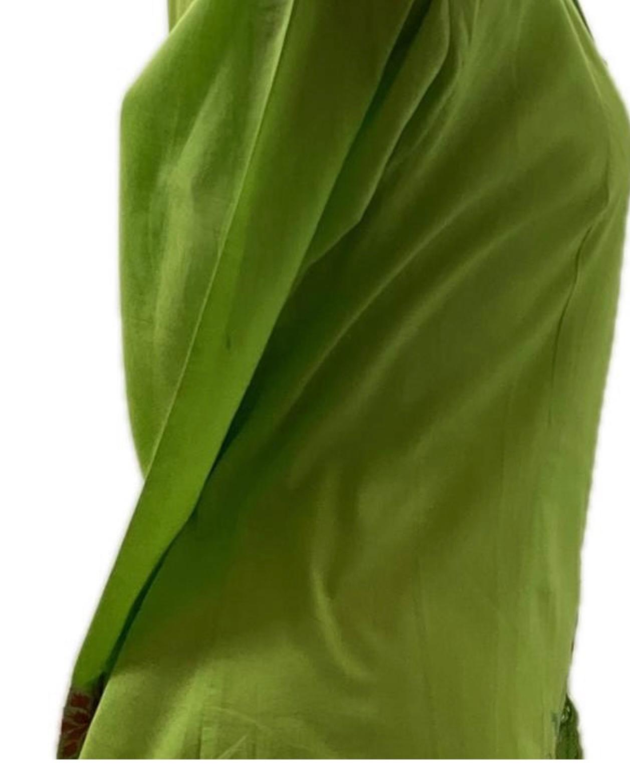 Standard Peranakan Top SPT-XXXL-GREEN-A666666005