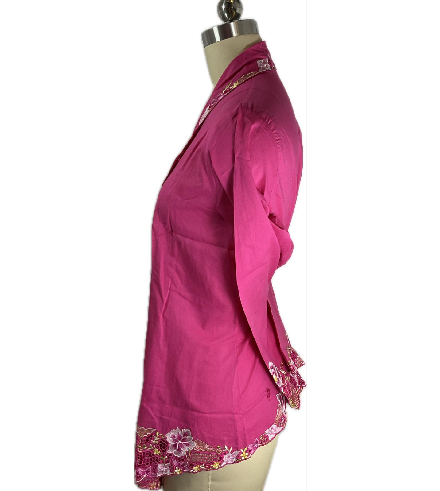 Standard Peranakan Top SPT-XXXL-PINK-A666666006