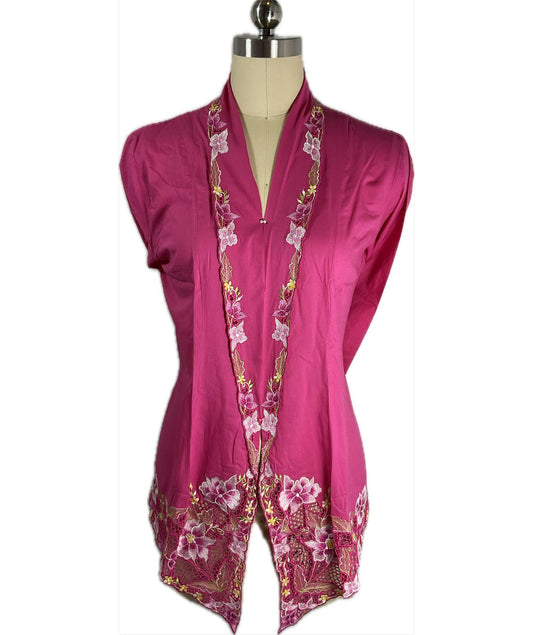 Standard Peranakan Top SPT-XXXL-PINK-A666666006