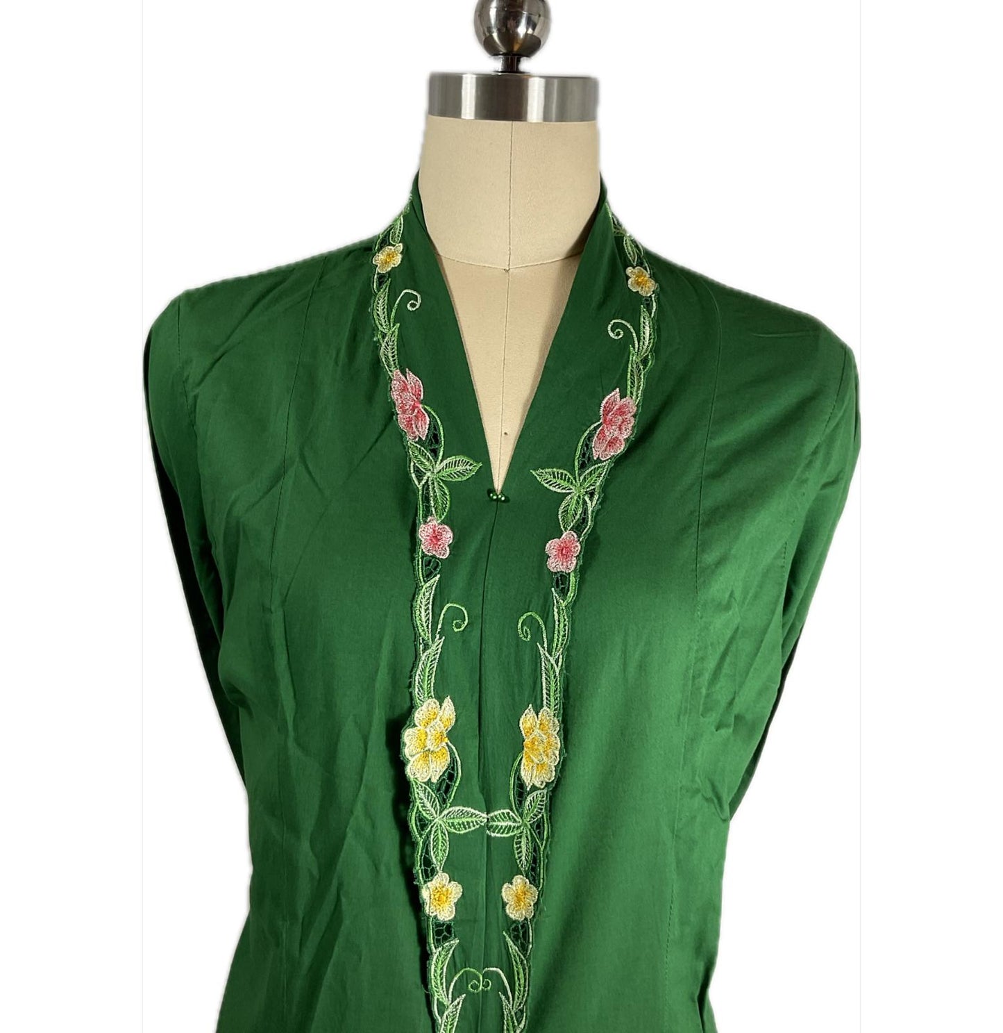 Standard Peranakan Top SPT-4XL-GREEN-A6666666001
