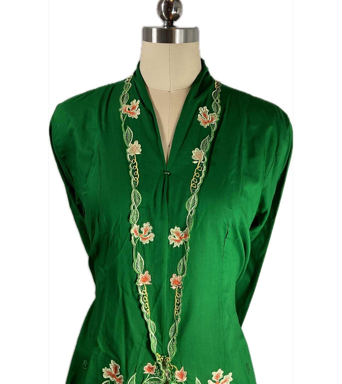 Standard Peranakan Top SPT-5XL-GREEN-A66666666001