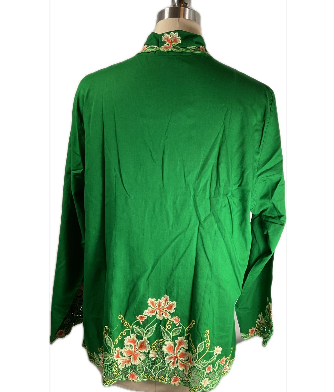 Standard Peranakan Top SPT-5XL-GREEN-A66666666001