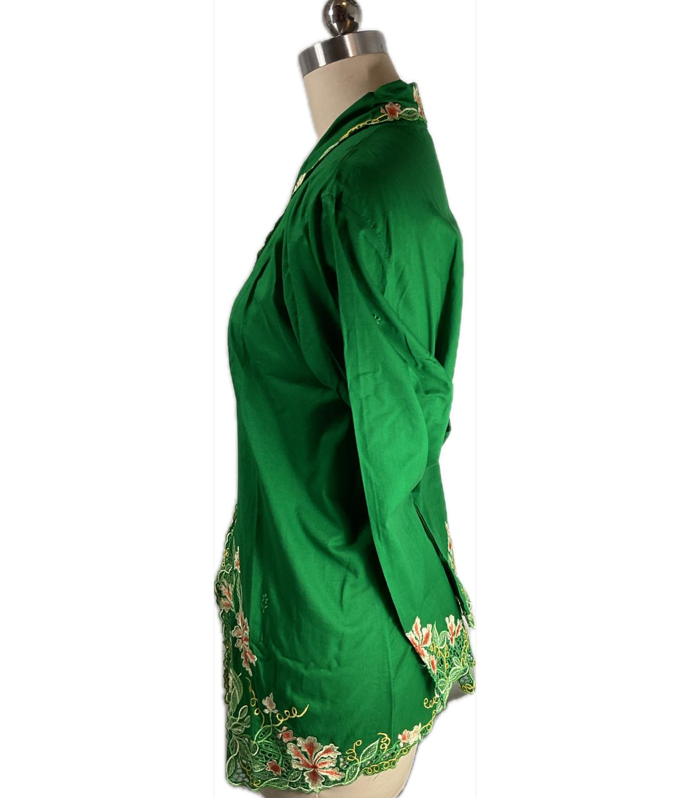 Standard Peranakan Top SPT-5XL-GREEN-A66666666001