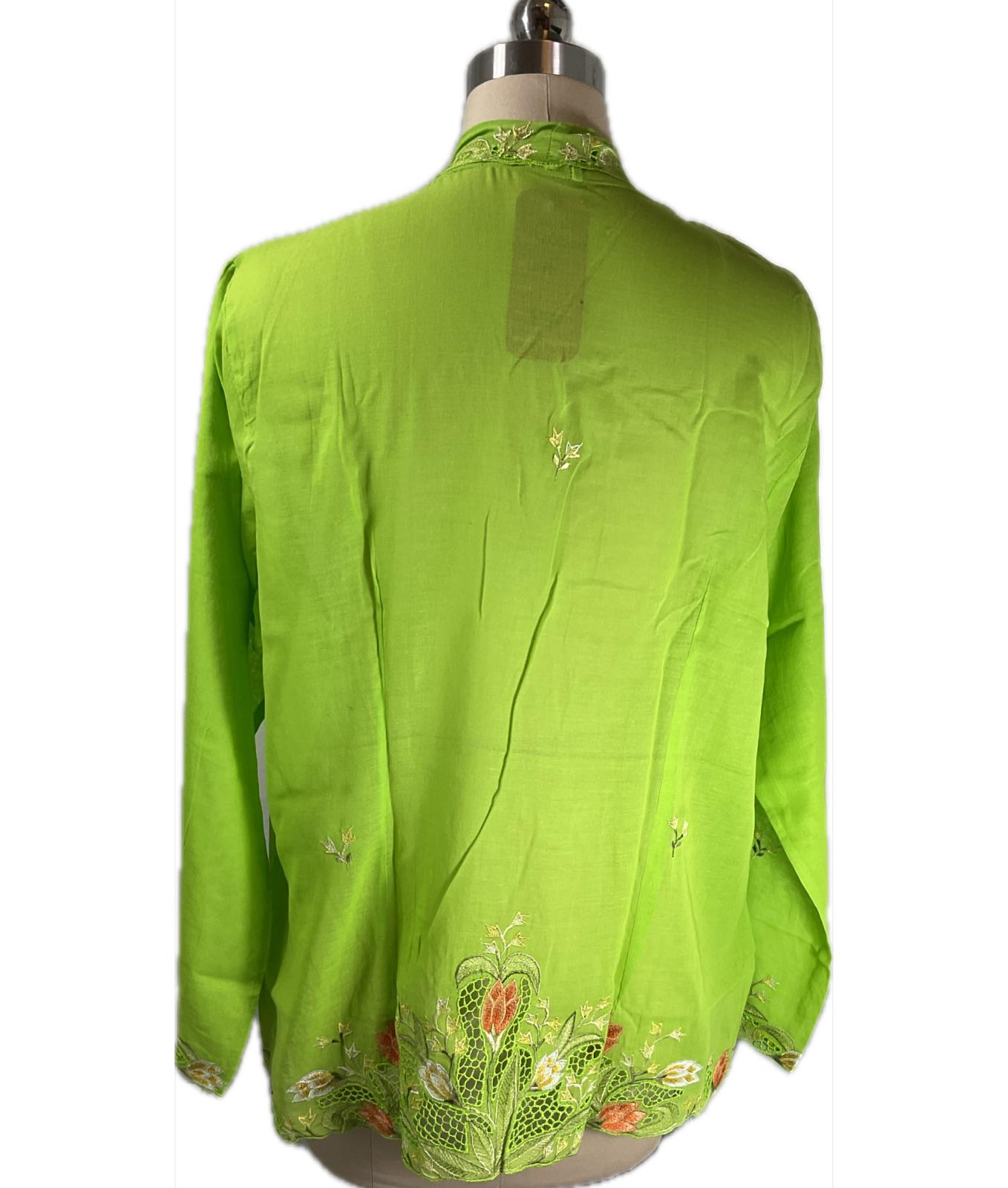 Standard Peranakan Top SPT-5XL-GREEN-A66666666002
