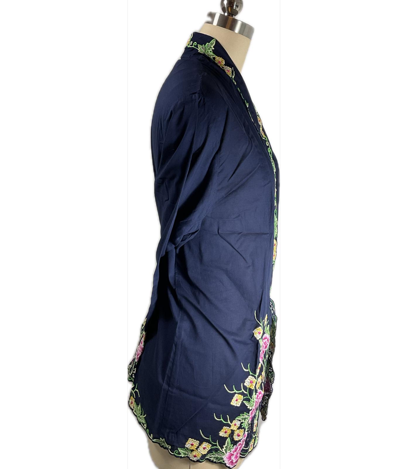 Standard Peranakan Top SPT-5XL-BLUE-A66666666003