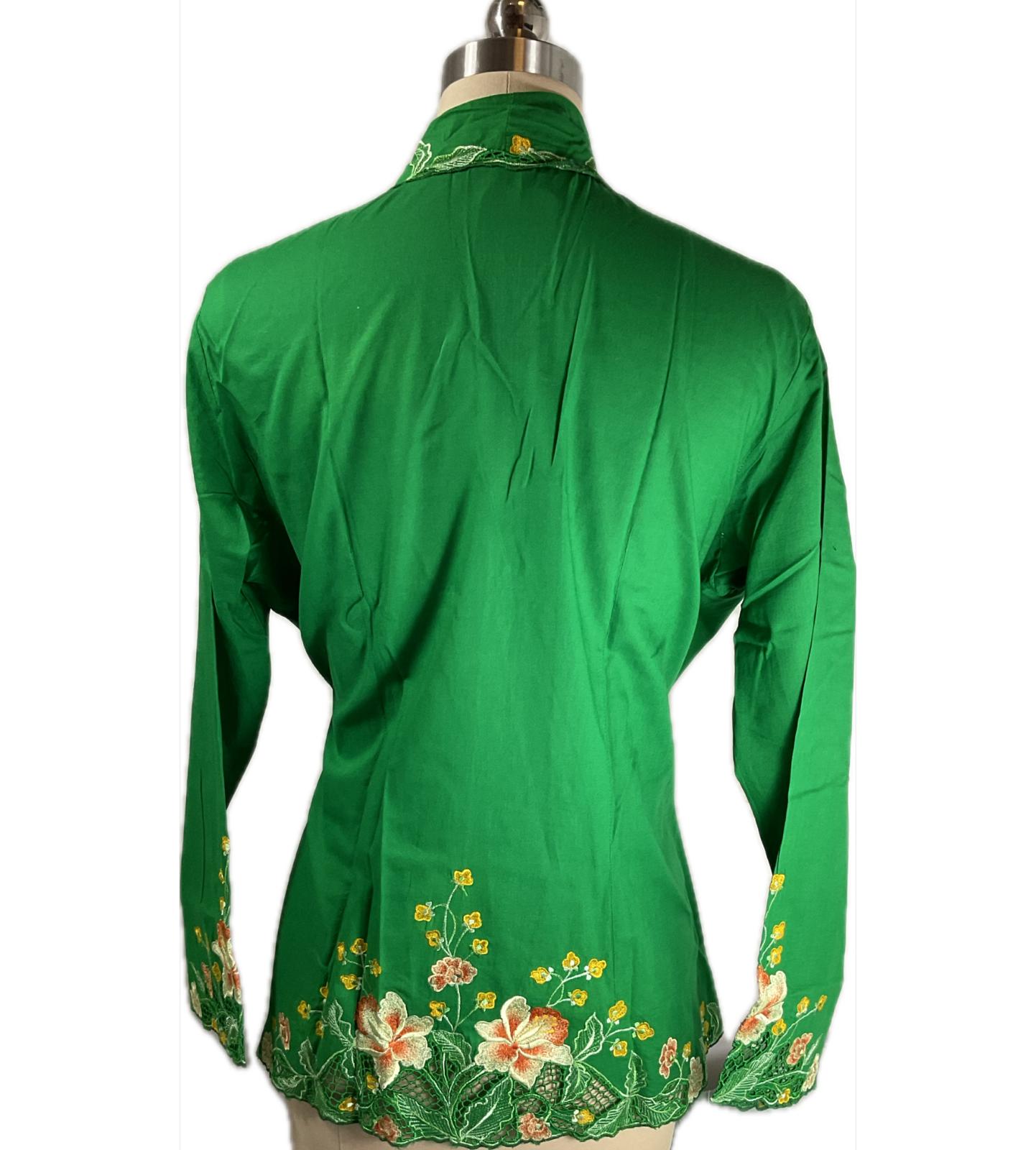 Standard Peranakan Top SPT-5XL-GREEN-A66666666004