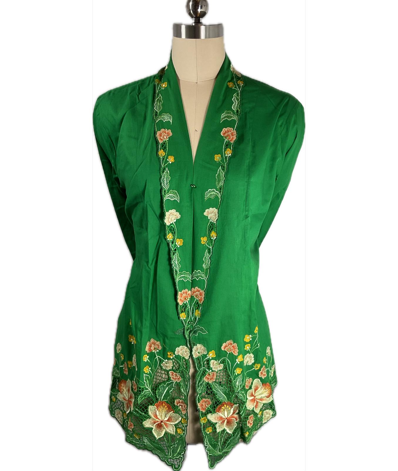 Standard Peranakan Top SPT-5XL-GREEN-A66666666004