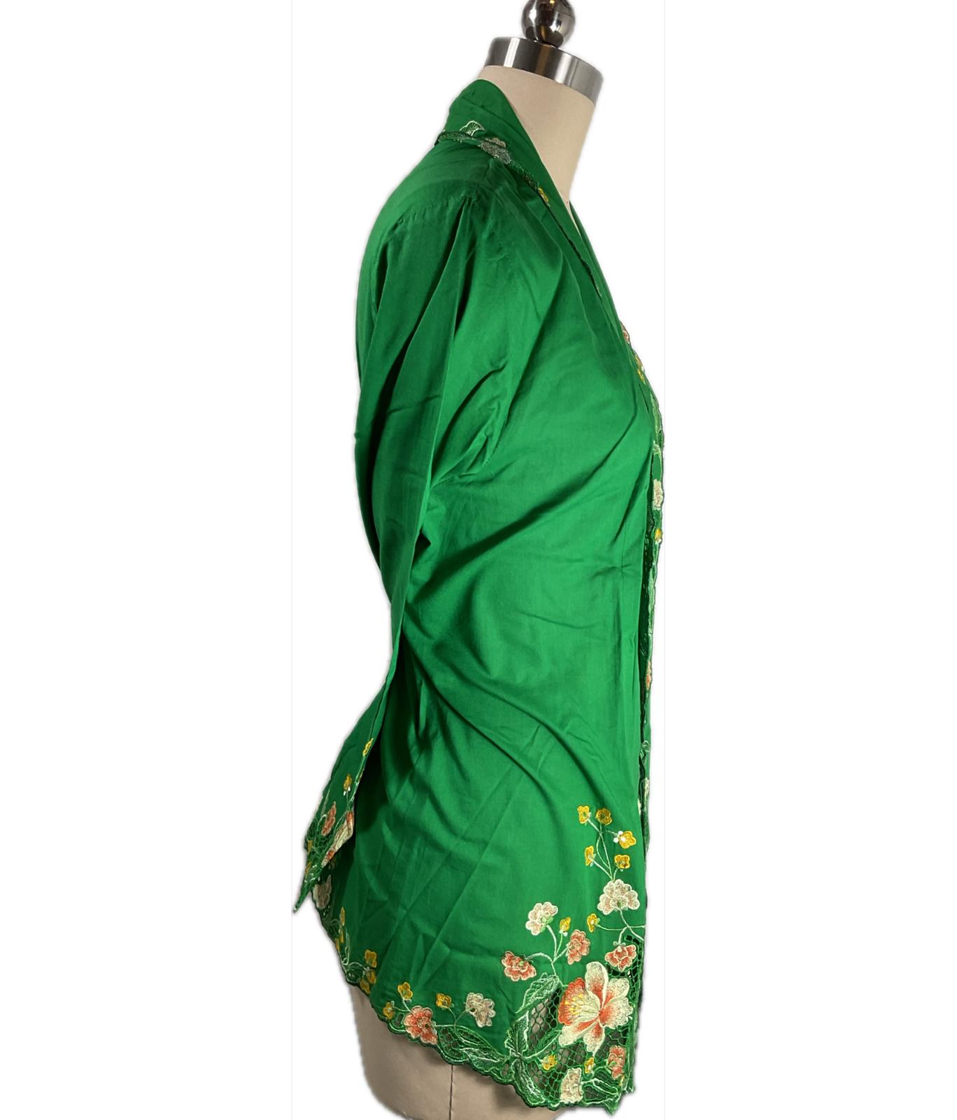 Standard Peranakan Top SPT-5XL-GREEN-A66666666004