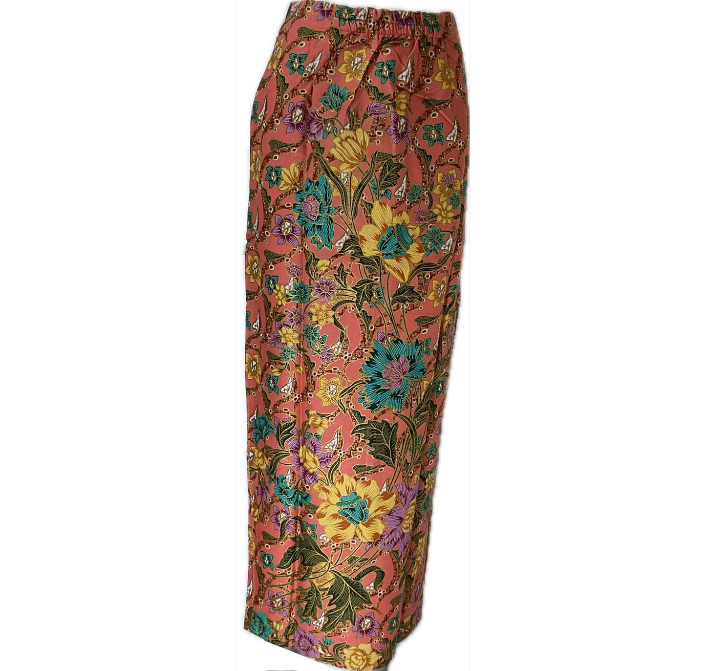 Ladies Batik Sarong LBS-S-PEACH-3004