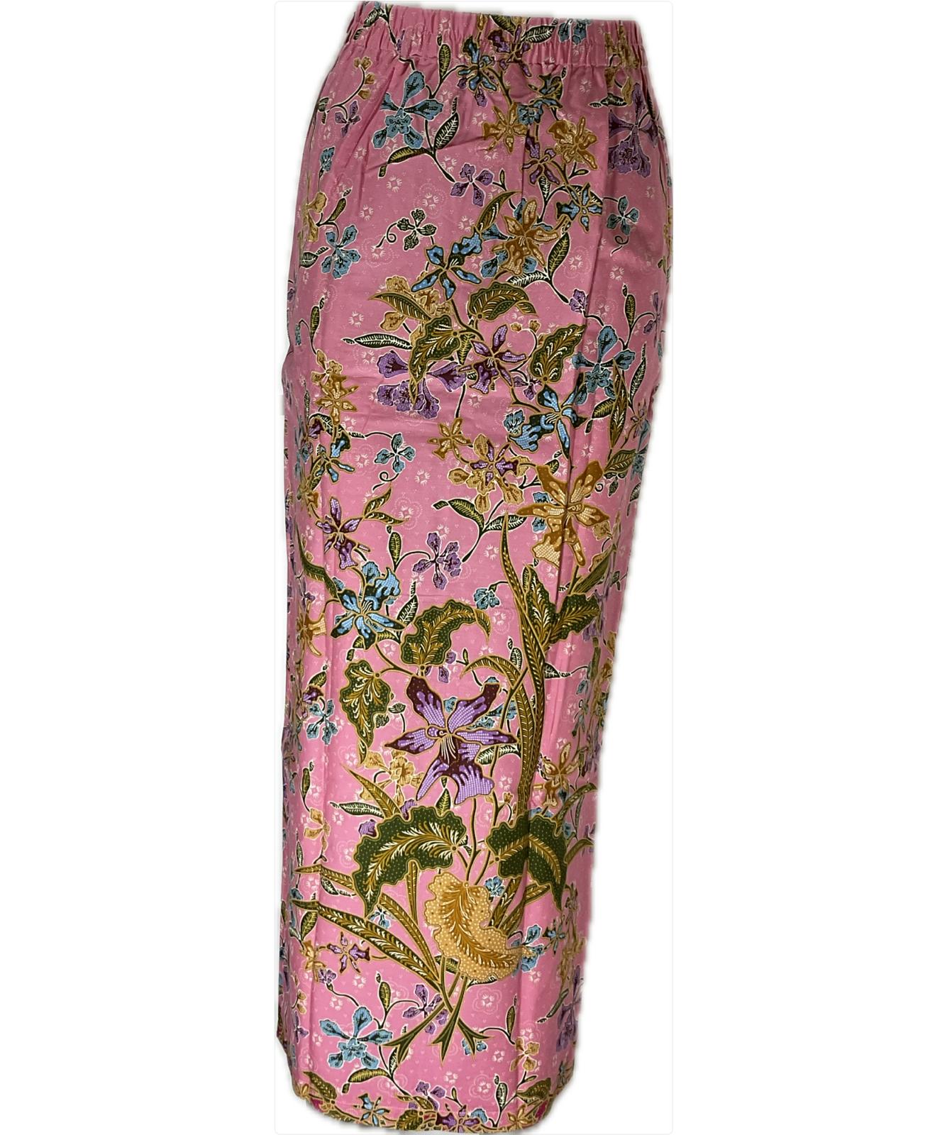 Ladies Batik Sarong LBS-S-PINK-3005