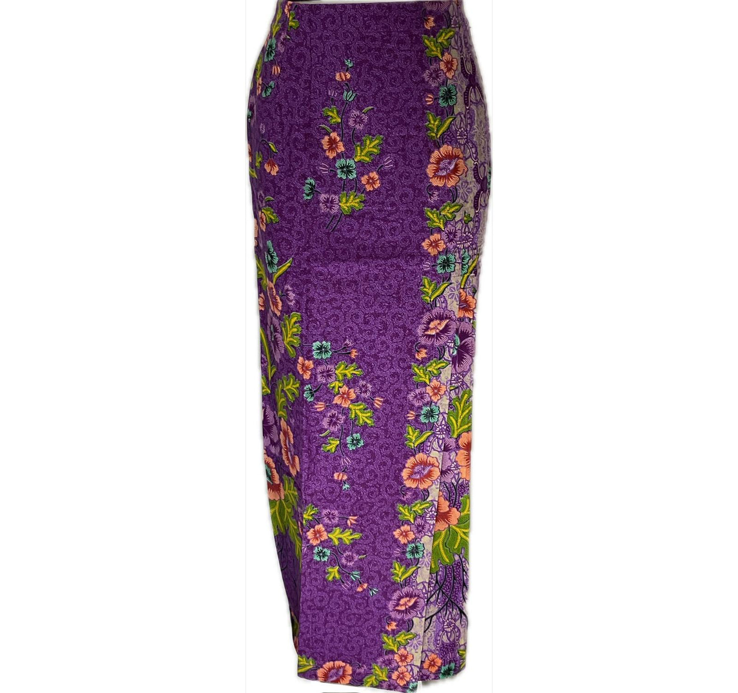 Ladies Batik Sarong LBS-S-PURPLE-3008