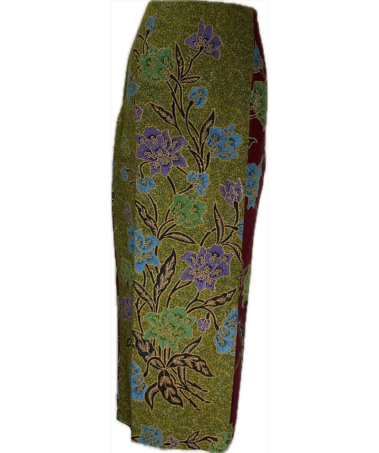Ladies Batik Sarong LBS-S-MAROON-3016