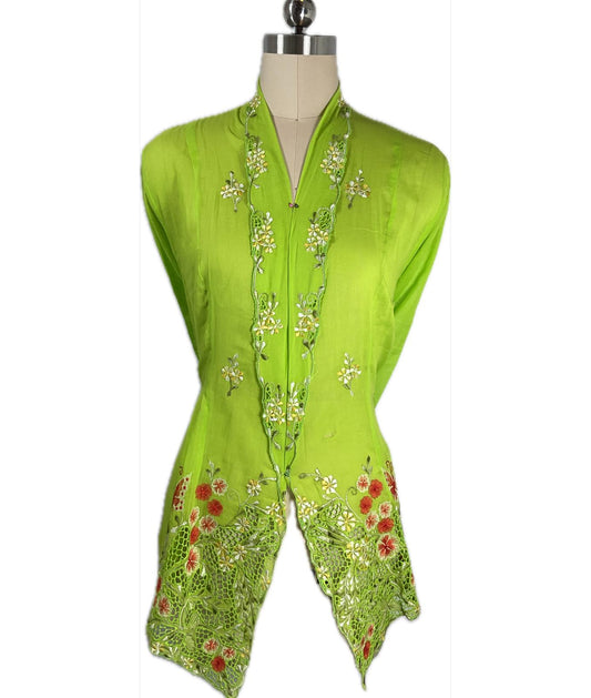 Standard Peranakan Top SPT-5XL-GREEN-A66666666006
