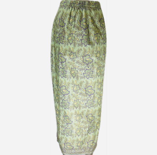 Ladies Batik Sarong LBS-S-GREEN-3011