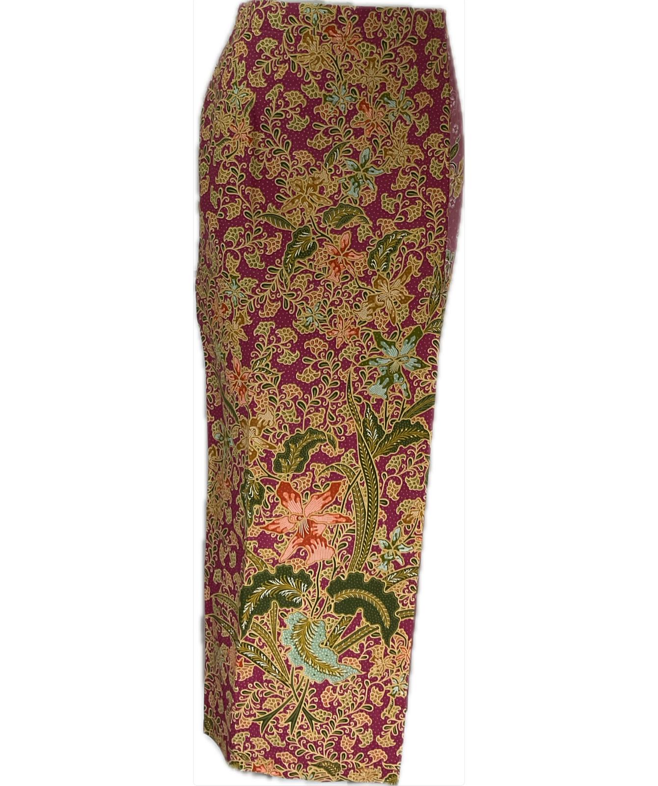 Ladies Batik Sarong LBS-S-PINK-3012