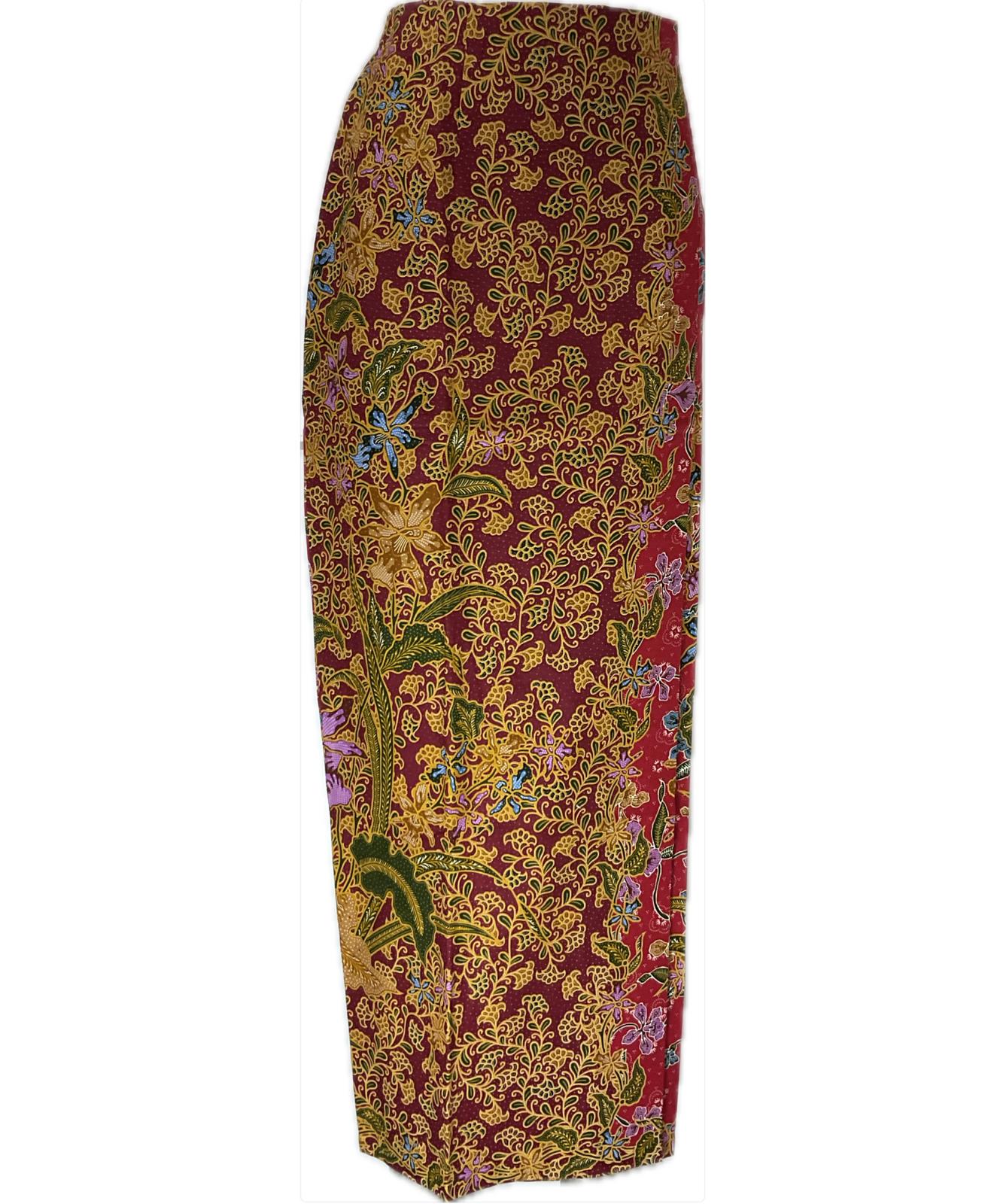 Ladies Batik Sarong LBS-S-RED-3013