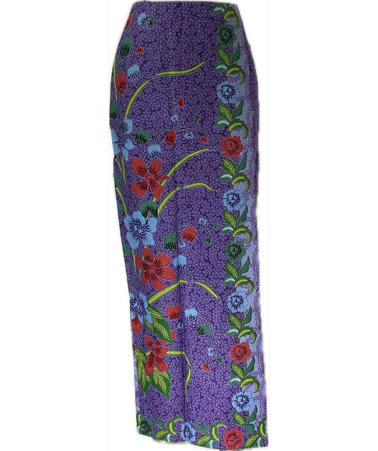 Ladies Batik Sarong LBS-S-PURPLE-3014