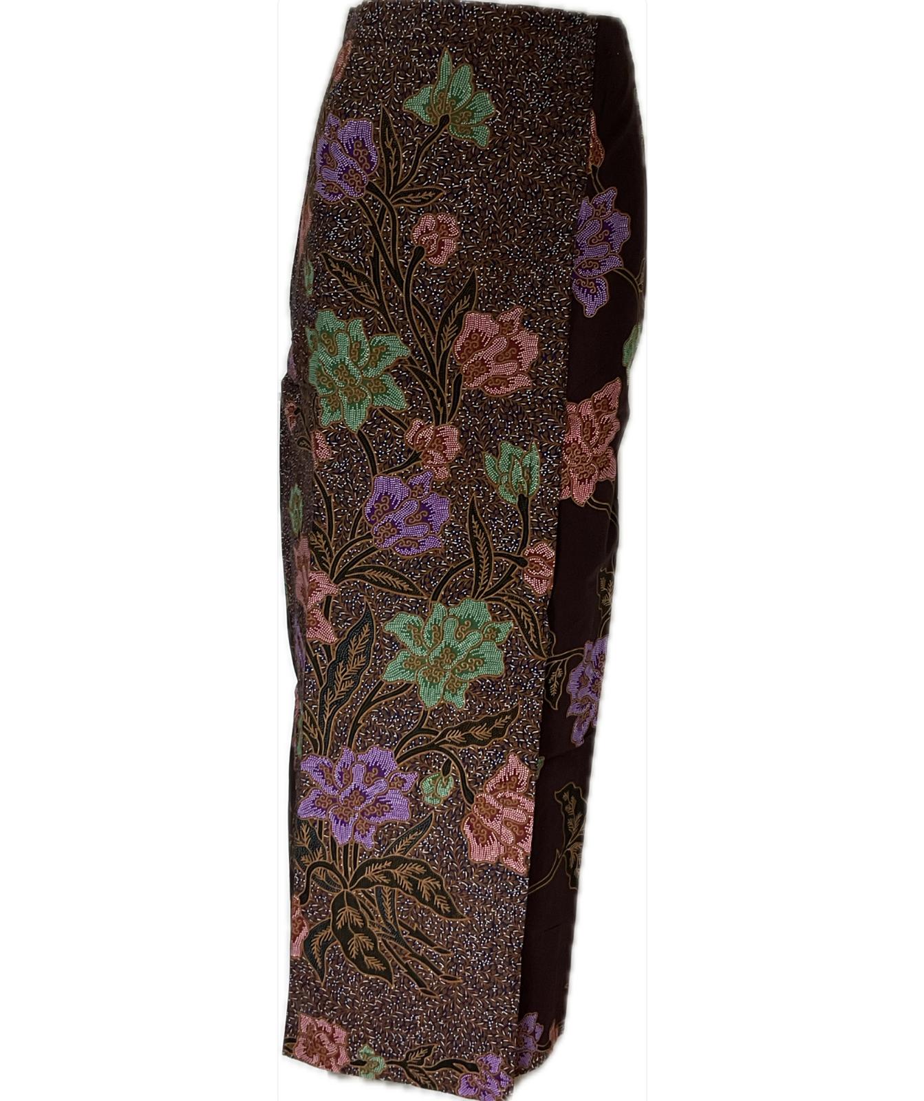 Ladies Batik Sarong LBS-S-BROWN-3015
