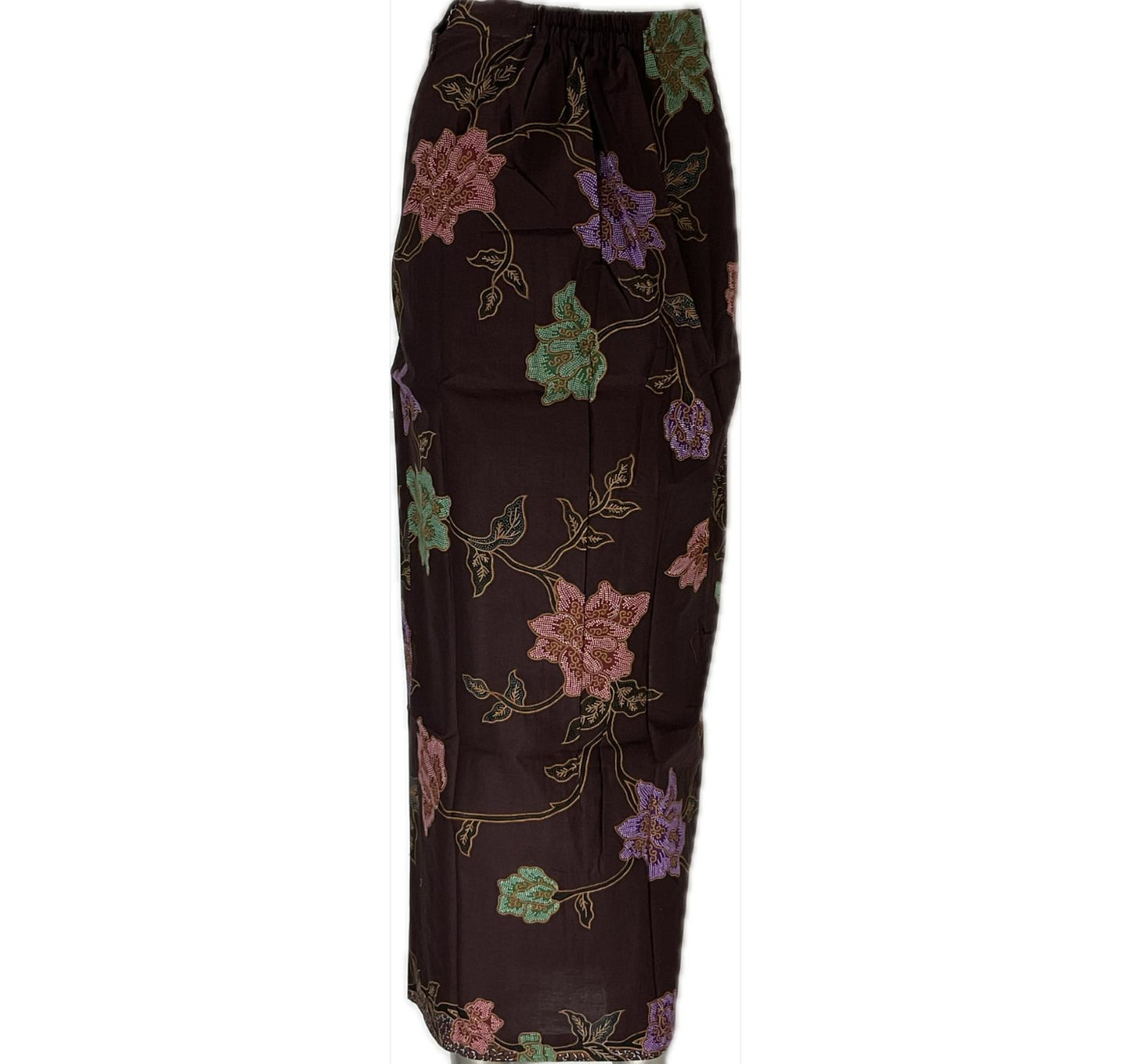 Ladies Batik Sarong LBS-S-BROWN-3015