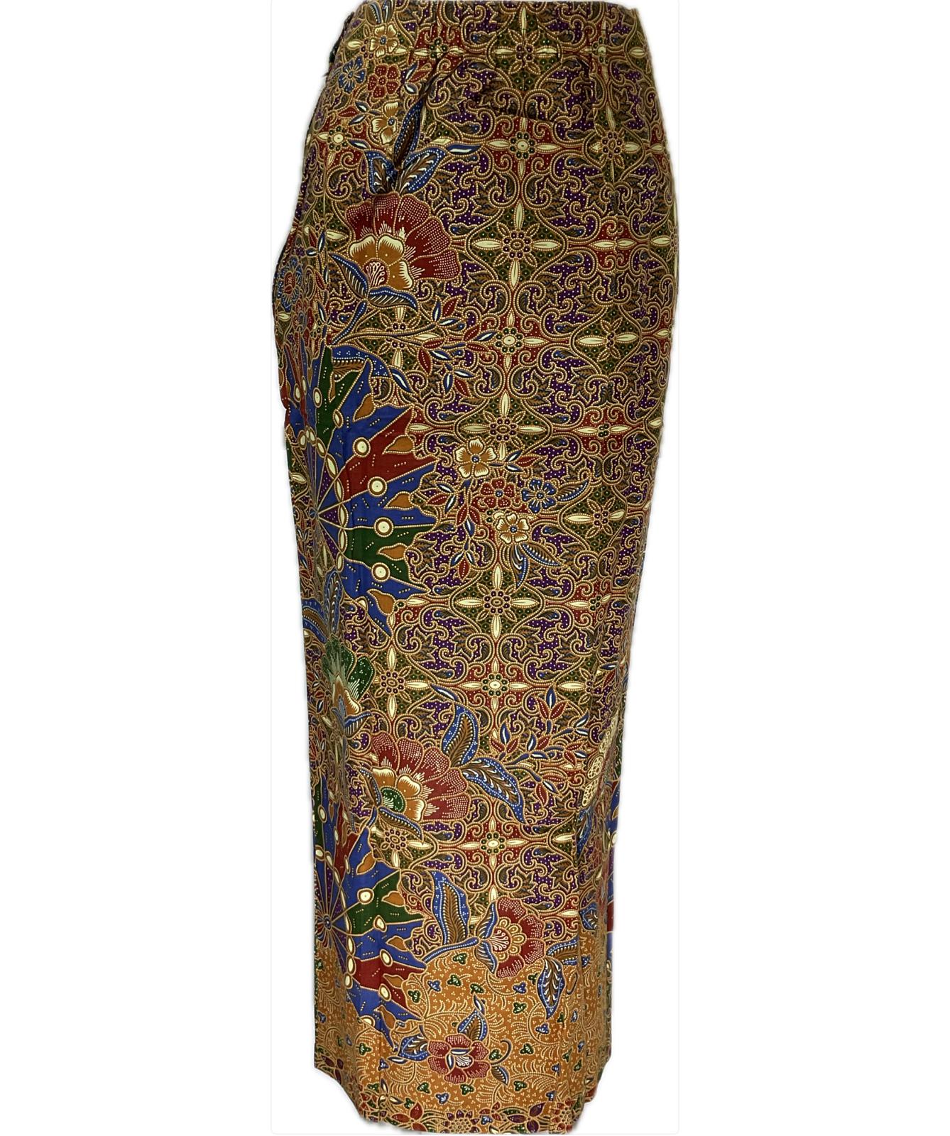 Ladies Batik Sarong LBS-S-GREEN-3027