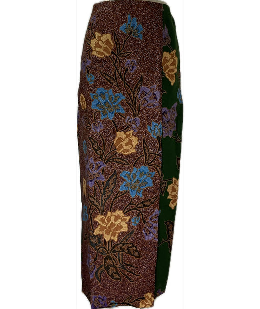 Ladies Batik Sarong LBS-S-GREEN-3022
