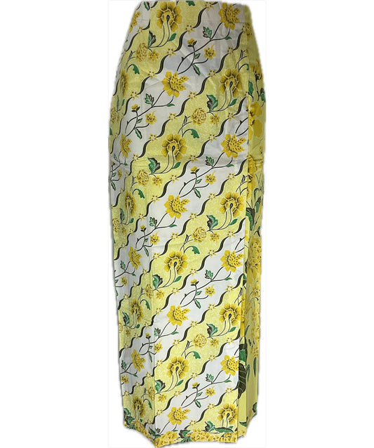Ladies Batik Sarong LBS-S-YELLOW-3030