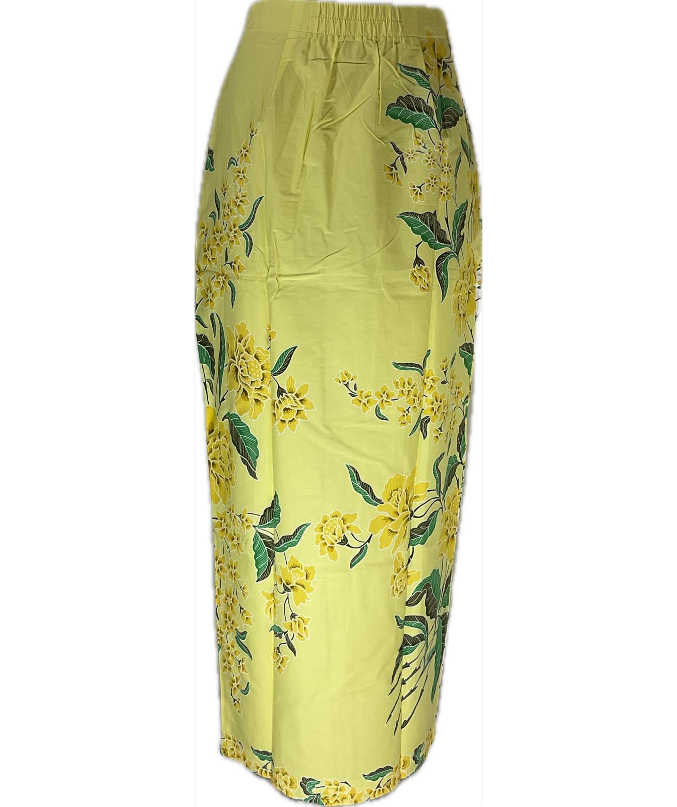 Ladies Batik Sarong LBS-S-YELLOW-3030